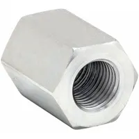 This steel adapter connects two 10 mm female threaded ports in high-pressure hydraulic systems. Rated for maximum operating pressure of 6,000 psi, it is suitable for fluid power applications requiring a leak-resistant joint