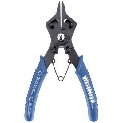 WESTWARD Retaining Ring Plier: External/Internal, For 1/2 in to 1 1/2 in Bore Dia - Convertible Retaining-Ring Pliers