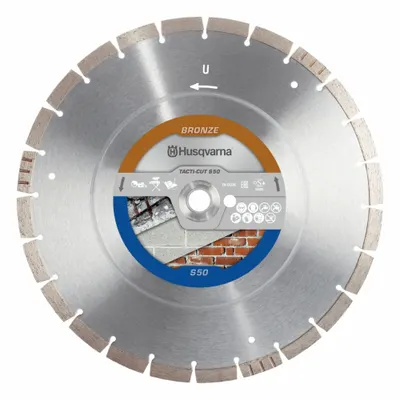 HUSQVARNA Diamond Saw Blade for Medium/Cured Concrete Soft/Roof Tile, 5 PK - Concrete & Asphalt-Cutting Blades