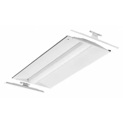 LITHONIA LIGHTING LED Troffer Retrofit Kit: 2 ft Lg, 4 ft Wd, 7,287 lm, 4000K, 59 W - LED Center-Basket Troffer Retrofit Kits