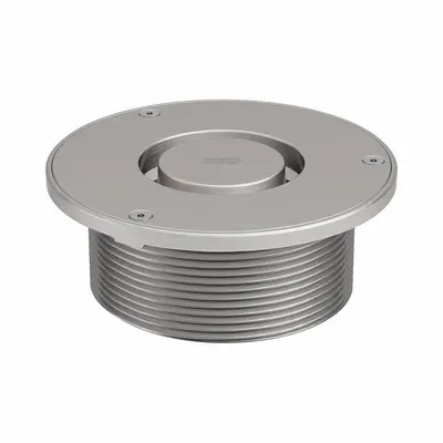 ZURN Strainer: Round, Nickel Bronze, Nickel Bronze, 5 in Overall Dia - Institutional Floor Drain Grates