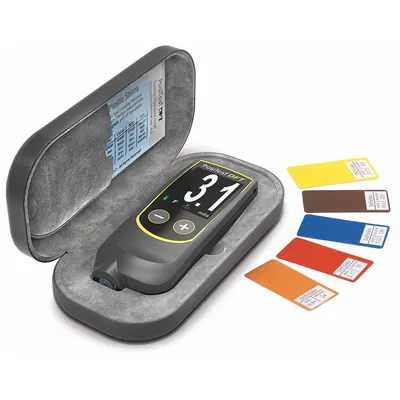 DEFELSKO Coating Thickness Gage: 40 mil Max Thick Measured, 0 mil Min Thick Measured - Gauges for Non-Magnetic Coatings on All Metals