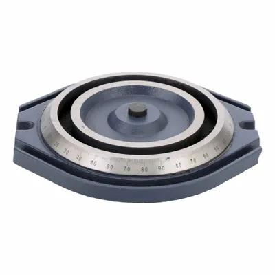 PALMGREN Vise Base: 14 in Overall Lg, 360° Swivel Angle, 13 in Overall Wd, 11/16 in - Milling Machine Vise Bases