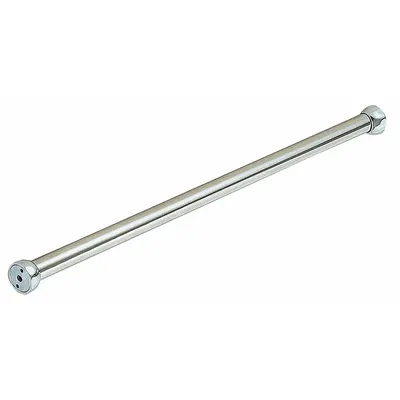 OEM Shower Curtain Rod: 1 in Overall Wd - Rods & Mounting Hardware for Shower Curtains