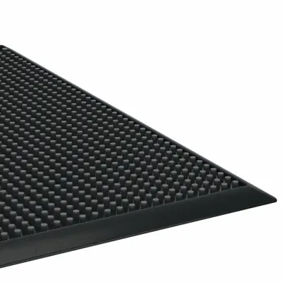 ABILITY ONE Entrance Mat: Finger, Outdoor, Light, 2 ft x 32 in, 5/8 in Thick, Rubber - Finger Scraper Mats