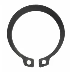Retaining ring used to secure components on shafts or in housings of power tools. Provides axial retention to prevent movement during operation. Fits Westward brand equipment.