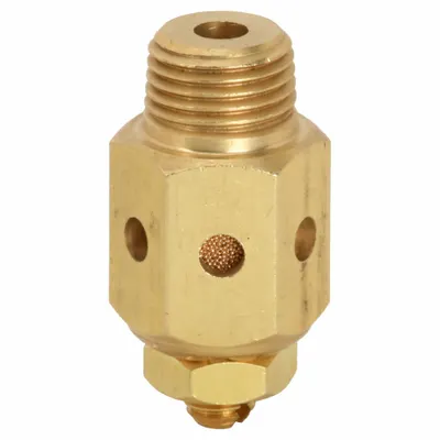 SPEEDAIRE Exhaust Port Flow Control: Screwdriver Adjuster, 1/8 in Male NPT - Screwdriver Adjustment Exhaust Flow Control Valves