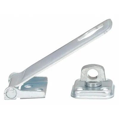 OEM Hasp: Steel, 1 1/16 in Ht, 4 1/2 in Lg, 1 1/2 in Wd - Conventional Hasps