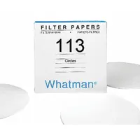 Qualitative cellulose filter paper with coarse porosity for rapid filtration of large particles. Diameter 15 cm, thickness 0.42 mm, non-fluted. Suitable for general laboratory and industrial filtration applications where fast flow rates are needed