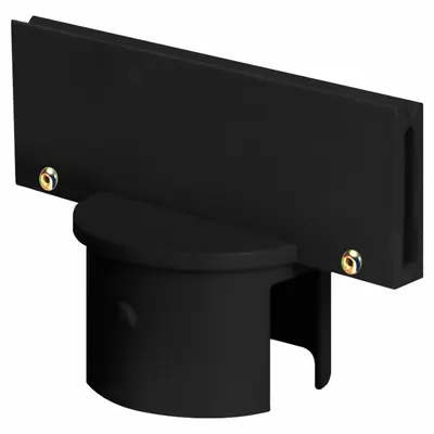 MR. CHAIN Sign Adaptor: Black (MPN 92703-6) - Sign Holders for Post Tops