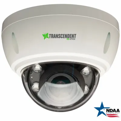VITEK Motorized Varifocal Dome,Camera, 12VDC/24VAC, 5MP: 2.8 mm to 12 mm - Digital Video Cameras
