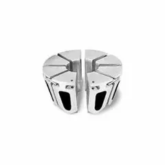 This Parker die is part of the 26 Series, designed for use with 1-wire and 2-wire braid hydraulic hose constructions. It accommodates a maximum hose size of 1 inch and features a black finish. The die is used in Parkrimp crimping machines for creating hydraulic hose assemblies in industrial and mobile applications.
