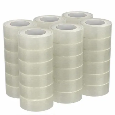 IPG Packing Tape: 1.9 mil Tape Thick, 1 7/8 in x 328 1/16 ft, Clear - Polypropylene Natural Rubber Tape
