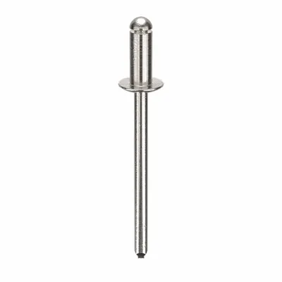 OEM Blind Rivet,1 47/71" L,0.156" dia,PK500: Inch, 1 21/32 in Overall Lg, 23/64 in Body Lg - Domed-Head Blind Rivets