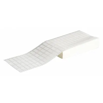 BRADY Precut Label Sheet: 3/4 in x 1 1/2 in, Acrylic - Brady Dot Matrix Precut Label Sheets