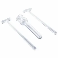 This borosilicate glass Dounce tissue grinder is designed for manual cell and tissue homogenization in laboratory settings. The pestle and tube are both made of borosilicate glass, providing chemical resistance and thermal stability. It is suitable for applications requiring gentle yet effective grinding to preserve cellular structures.