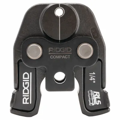 RIDGID Cordless Press Tool Jaw: 1/4 in Pipe, Copper, For RLS Press - Jaws for Compact Press Tools