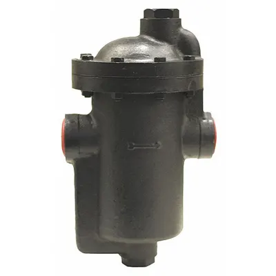 MEPCO Steam Trap: Cast Iron, 1 1/2 in FNPT, 9,825 lb/hr, 30 psi Max., 450°F Max. - Standard Inverted-Bucket Steam Traps