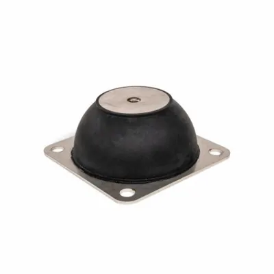 JW WINCO Flange-Mount Vibration Damper: GN 148.3, For Compression Load Type, Natural Rubber - Flange-Mount Female-Threaded Vibration Isolators