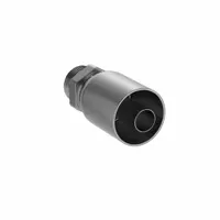This straight hydraulic crimp fitting is constructed of steel and features a male SAE thread on one end and a genderless crimp connection on the other. Designed for -12 dash size hose, it has a 1-1/16"-12 thread size. Used to connect hydraulic hose to SAE threaded ports in fluid power systems