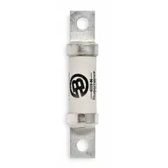 Fast-acting bolt-on fuse rated 100 A, 700 V AC/DC. Part of the FWP series for overcurrent protection in power electronic circuits such as variable frequency drives, UPS systems, and rectifiers.