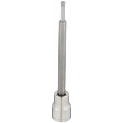 WESTWARD Socket Bit: 3/8 in Drive Size, Hex Tip, 3/16 in Tip Size, 4 3/4 in Overall Lg - Ball-End Hex Bit Sockets