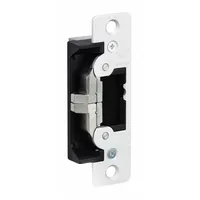 This electric strike accommodates both cylindrical and mortise locksets, constructed from stainless steel. It operates on 12/24V input and is rated for heavy-duty performance. Typical applications include access control for commercial and institutional doors