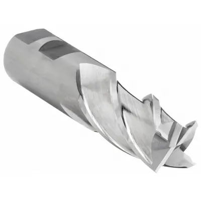 CLEVELAND Square End Mill: High Speed Steel, 4 Flute, 7/8" Mill Dia, 1" LOC, 3-1/4" OAL (MPN C75021) - General Purpose High-Speed Steel Square End Mills