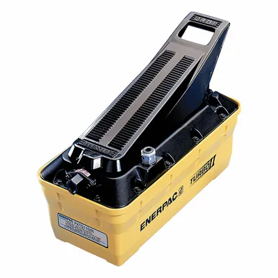 ENERPAC Air Hydraulic Pump: 5,000 psi Max. Op Pressure, 116 cu in Reservoir Capacity - Air-Operated Hydraulic Workholding Pump Units