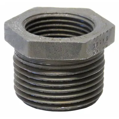 ANVIL Metal Pipe Straight: 3/8 in x 2 in, Female NPT Threaded x Male NPT Threaded - Threaded High-Pressure Pipe Fittings
