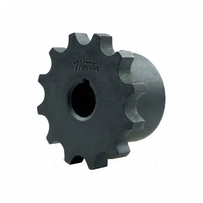 MARTIN Chain Shaft Coupling Hub: 80, Steel, 3 9/16 in Bore Dia - Keyed Bore Chain Coupling Sprockets