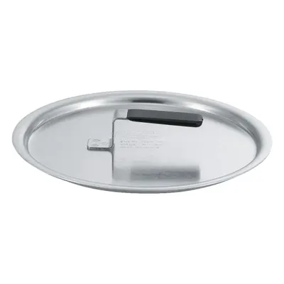 VOLLRATH Fry Pan Cover: 10 in Top Dia, Stainless Steel, Silver, Stainless Steel - Covers