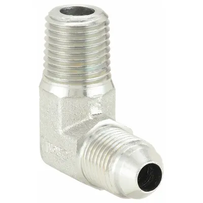 AEROQUIP 2024-4-5S NPTF-to-JIC Steel Hydraulic Hose Adapter - NPTF-to-JIC Steel Hydraulic Hose Adapters
