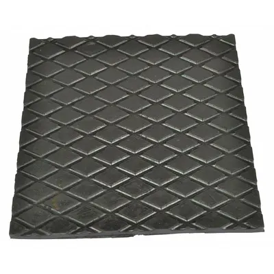 Dayton Anti-Skid Pad for Machine Rollers, Black Rubber, MH5ERK001G - Machine Roller Replacement Parts
