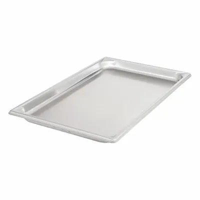VOLLRATH Steam Table Pan: Full Size, Rectangular, 22 ga, 3.9 qt, NSF - Steam Table Pans