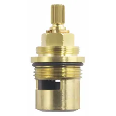 Replacement hot water ceramic disc valve for KOHLER faucets. Controls hot water flow in residential and commercial plumbing systems. Provides smooth operation and drip-free shut-off.
