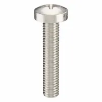 Pan head machine screws with M5x0.80 thread, 25 mm length, made from 316 stainless steel with a plain finish. Phillips drive, #2 drive size. Supplied in a pack of 10. Suitable for general fastening applications requiring corrosion resistance