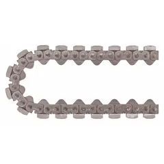 This diamond chainsaw chain is designed for cutting concrete, masonry, and stone. It features a 0.444-inch pitch, 0.06-inch gauge, and 80 links, suitable for use with a 25-inch bar length. The chain is intended for construction, demolition, and renovation applications requiring precise cutting.