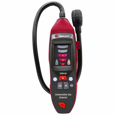 TRIPLETT GSM100 Methane Combustible Gas Detector, 0-10,000 ppm, Sound Alert - Combustible Gas Detectors