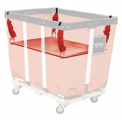 ROYAL BASKET TRUCKS Spring Lift, 50" Red - Material Handling Parts