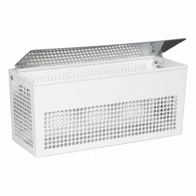DIAMOND STORAGE SOLUTIONS Storage Basket: 16 in x 7 in, 50 lb Load Capacity - Vented Metal Wire-Mesh Bins