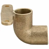 This NIBCO 7075ALF-12 is a low-lead cast copper sweat fitting elbow with a 1/2 in CTS cup x 1/2 in CTS FTG configuration and hi ear design. It is used for joining copper tubing in potable water and hydronic heating systems, providing secure connections in tight spaces