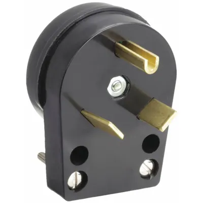 HUBBELL HBLTT30P Straight Blade Plug - Angled Plugs