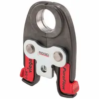 RIDGID Press Tool Jaw: 1 1/4 in Pipe, PEX, For Viega PureFlow, Compact Tool Types (MPN 22683)
