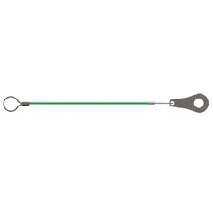 This lanyard is constructed of nylon with a 6-inch overall length and a 1/4-inch loop size. It is used to secure handheld tools in industrial environments, helping to prevent drops and loss. Suitable for applications such as manufacturing, construction, and maintenance.