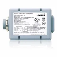 LEVITON Power Pack: OPP20, LED, Hard Wired, 120/208/220/230/240/277V AC, 24V DC, OPP20-RD4