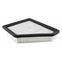 Rectangular panel engine air filter with an overall length of 10 15/16 inches. Designed for use in GMC buses as a direct replacement for the original filter element. Protects the engine from airborne contaminants in fleet and commercial bus applications