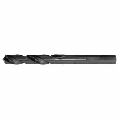 CLE-LINE Silver and Deming Drill: 1-23/64", 118° Split Point, Black Oxide HSS - High-Speed Steel Silver & Deming Drill Bits