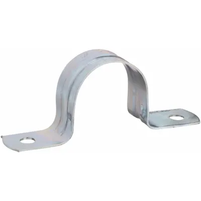 RACO 2235 Surface Mount Conduit Strap, 1-1/4 in, Steel, Gray - Surface Mount Clamps for Conduit & Pipe