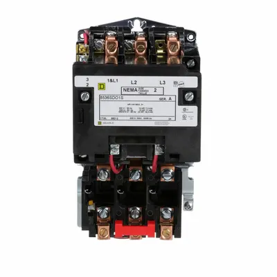 SQUARE D Magnetic Motor Starter: Non-Reversing, 3 Poles, NEMA Size 2, 45 A - Non-Reversing Starters with Thermal Overloads